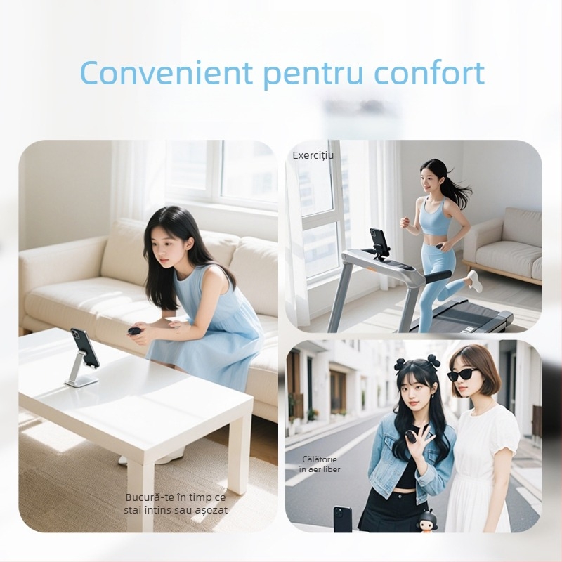Telecomandă pentru telefon mobil cu Bluetooth 4.0, multifuncțională pentru selfie, 7 butoane, model CH-7JYQDC-H, corp ABS, greutate 14 g