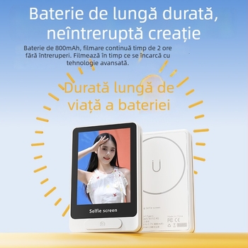Dispozitiv fără fir pentru oglindire ecran pe telefonul mobil pentru selfie — suport magnetic, Bluetooth 4.0, Material ABS+gel de silicon+magnet, Model A1.a2 a3.a4