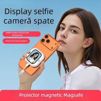 Dispozitiv de oglindire a ecranului pentru selfie, X3, cu afișaj magnetic pe camera din spate – dispozitiv compact pentru selfie-uri de grup