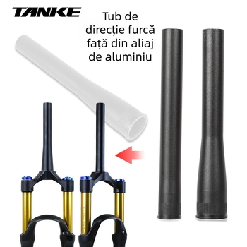 Set țeavă cap furcă față pentru biciclete de munte și oraș — țevi superioare drepte și conice, piese de reparație compatibile cu amortizor