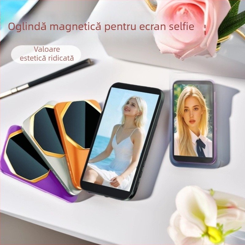 Proiector ecran pentru telefon mobil, afișaj magnetic, model T1, Bluetooth 4.0, plastic, 100 g
