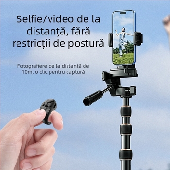 Telecomandă Bluetooth pentru videoclipuri scurte, Ly-09, material ABS, Bluetooth 5.3, Greutate 10