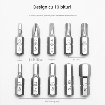 JiChi Set de unelte pentru reparații bicicletă — oțel aliat, torque wrench, ratchet, lever pentru anvelope, pompă