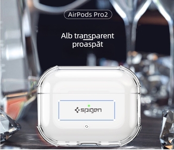 Baida husă AirPods pentru 1a/2a generație — material TPU, potrivire universală, finisaj pulverizat, personalizare suportată