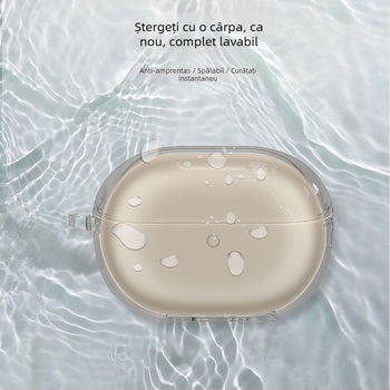 Carcasă de protecție pentru Huawei FreeBuds Pro5, husă transparentă TPU, rezistentă la praf și la căderi, compatibilitate universală, turnare prin injecție