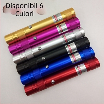 Indicator laser USB reîncărcabil, corp metalic, laser cu punct unic și indicator digital