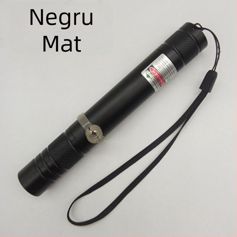 Indicator laser USB reîncărcabil, corp metalic, laser cu punct unic și indicator digital