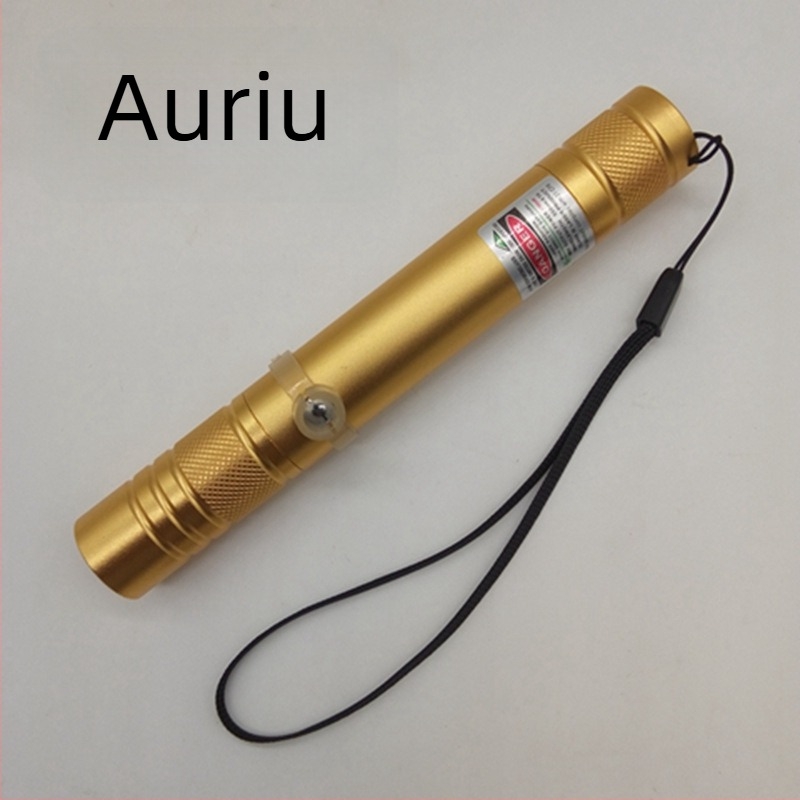 Indicator laser USB reîncărcabil, corp metalic, laser cu punct unic și indicator digital