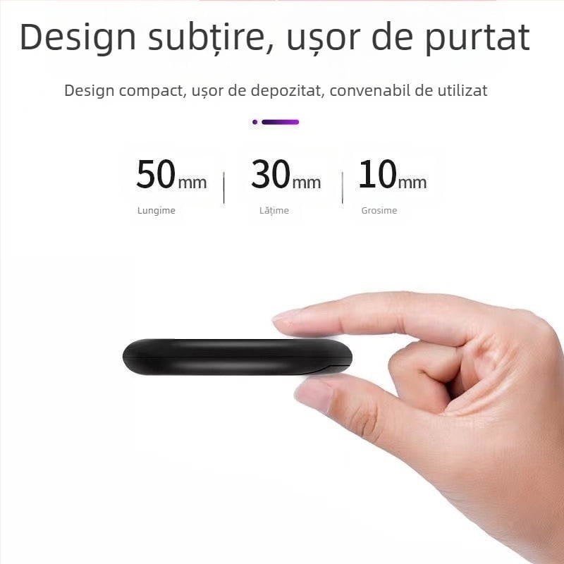 Telecomandă Bluetooth pentru Cameră, selfie-stick wireless cu carcasă din plastic, Bluetooth 4.0, suport universal pentru telefon