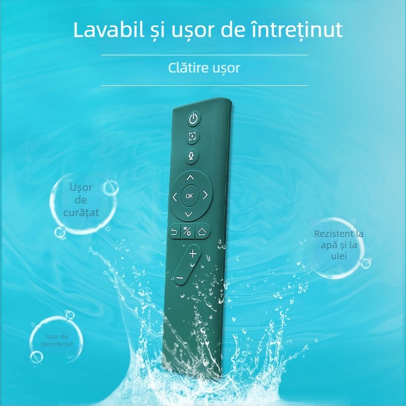 Husă de protecție pentru telecomandă XGIMI — silicon, protecție completă, carcasă moale, anti-cădere și anti-praf, stil lux ușor