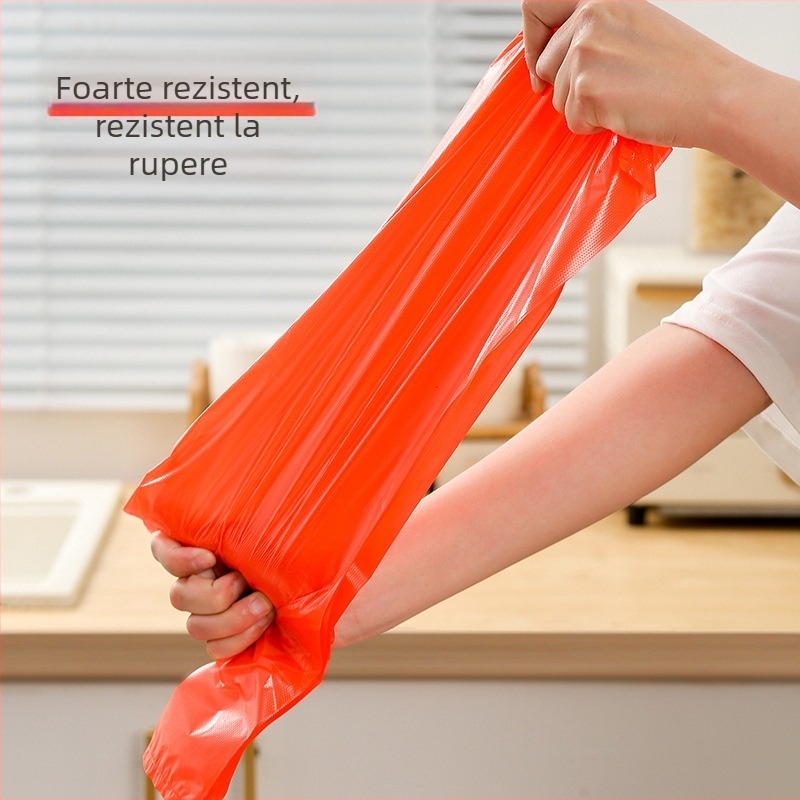 Pungi tip vest cu mâner pentru fructe și legume, îngroșate (Origine: Jieyang, Guangdong; Capacitate zilnică de producție: 40 de tone; Brand: And and; Scop: cumpărături în supermarket)