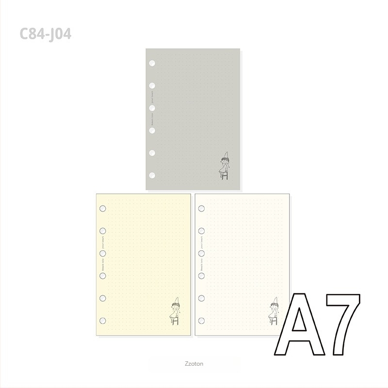 Refil pentru jurnal cu hârtie specială, stil desen animat, IP: creație artistică și culturală