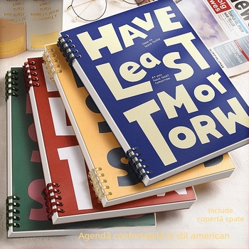 Caiet cu foi detașabile, copertă PP, hârtie Dowling, 70 g/m², 50–100 pagini