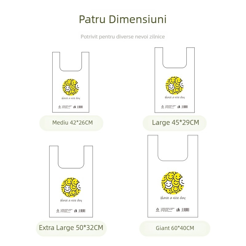 Geantă Sodolike cu zâmbet, în stil vestă, pentru ambalare generală