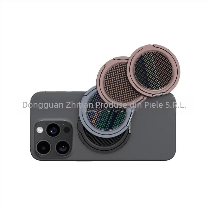 Suport magnetic pentru telefon din aliaj de aluminiu – inel, pentru birou, rotire 360°, stil MagSafe