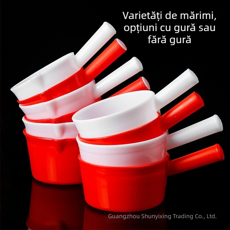 Yongguang Lingură de apă din plastic, îngroșată, pentru uz casnic și industrial – rezistentă la acizi și baze