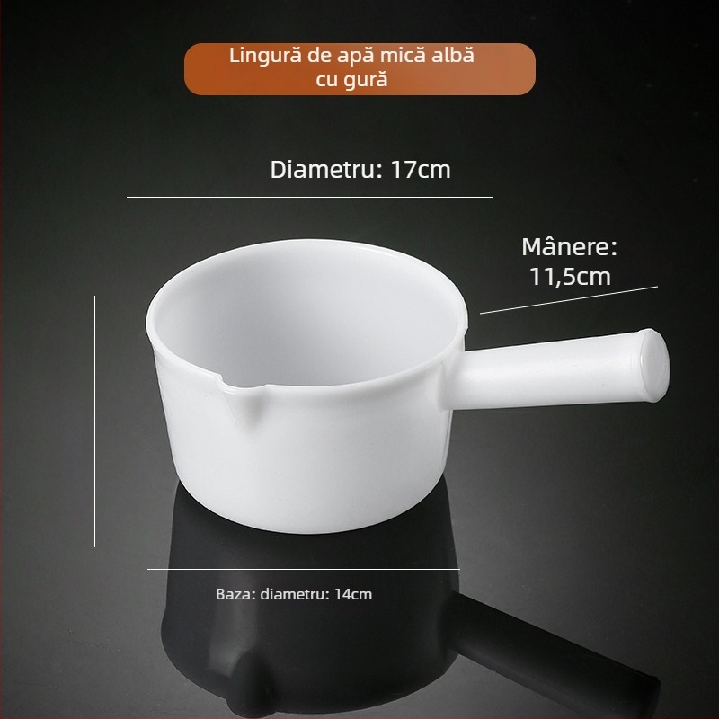 Yongguang Lingură de apă din plastic, îngroșată, pentru uz casnic și industrial – rezistentă la acizi și baze