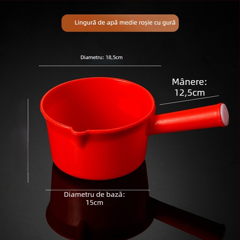 Yongguang Lingură de apă din plastic, îngroșată, pentru uz casnic și industrial – rezistentă la acizi și baze