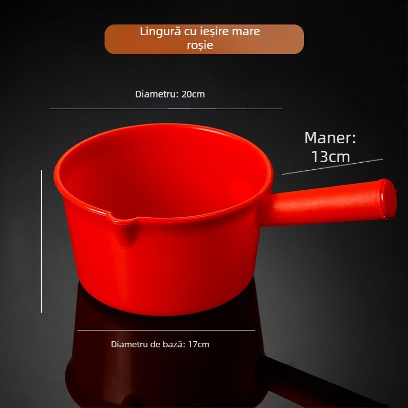 Yongguang Lingură de apă din plastic, îngroșată, pentru uz casnic și industrial – rezistentă la acizi și baze