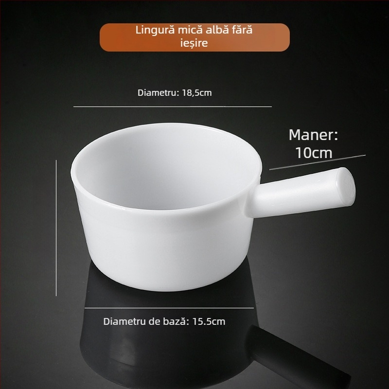 Yongguang Lingură de apă din plastic, îngroșată, pentru uz casnic și industrial – rezistentă la acizi și baze