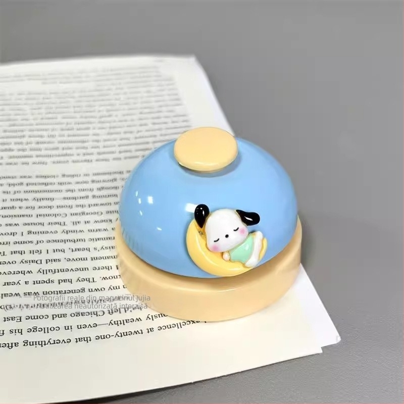 Clopoțel desen animat, apăsat manual, din aliaj metalic, ambalat individual