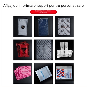Pungă de ambalare din plastic pentru haine, autoadezivă, opacă, finisaj mat, toleranță 0.1–0.2 mm