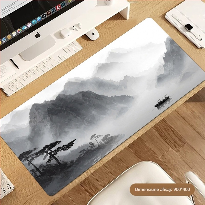 Pad de birou – din cauciuc, anti-derapare, transfer termic, stil național