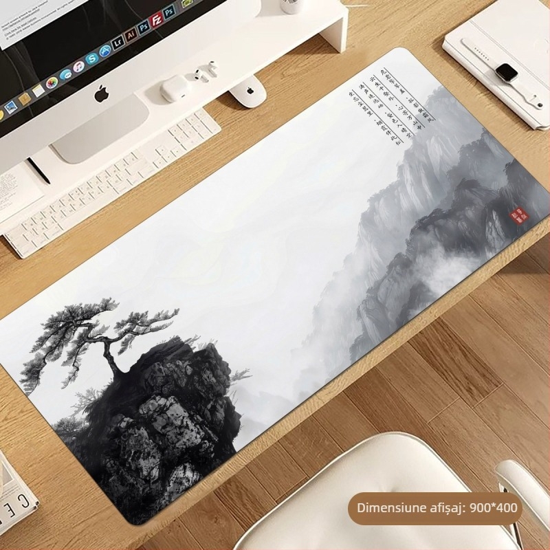 Pad de birou – din cauciuc, anti-derapare, transfer termic, stil național