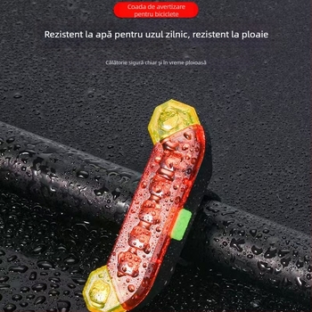 Kit de faruri spate pentru bicicletă de munte, încărcare USB, pentru plimbări nocturne Yihao