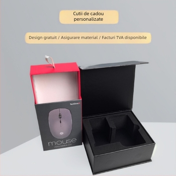 Cutie cadou pentru cosmetice cu logo personalizat, diametre interioare și exterioare personalizate, carton/papier, imprimare offset cu acoperire și lac