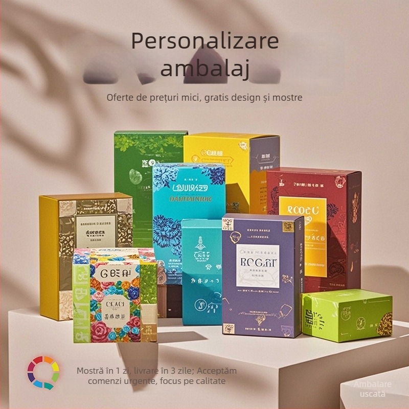 Cutie de ambalaj pentru electronice 3C, cu imprimare UV, relief, din carton, cu fereastră, personalizabilă