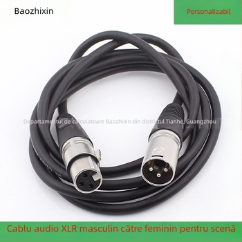 Cablu AV pentru sunet de scenă, placat cu aur, model YX-1343, nucleu din cupru pur, conductor din Cupru, potrivit pentru echipamente digitale