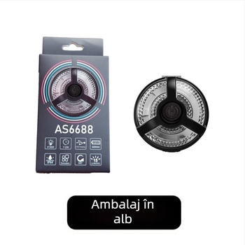 Lumină spate pentru bicicletă, încărcare USB, luminozitate mare, pentru biciclete de munte – lumină de avertizare/frână, montaj cu curea, baterie 300mAh
