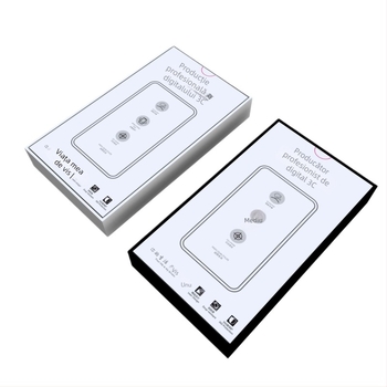 Cutie de ambalaj cu tavă fixă pentru huse 3C ale telefoanelor, din carton/hârtie, imprimare siglă, 1200 greutate hârtie