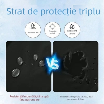 Pantaloni unisex cu protecție tripla, uscare rapidă, drapaj ice-silk, talie înaltă, croială dreaptă