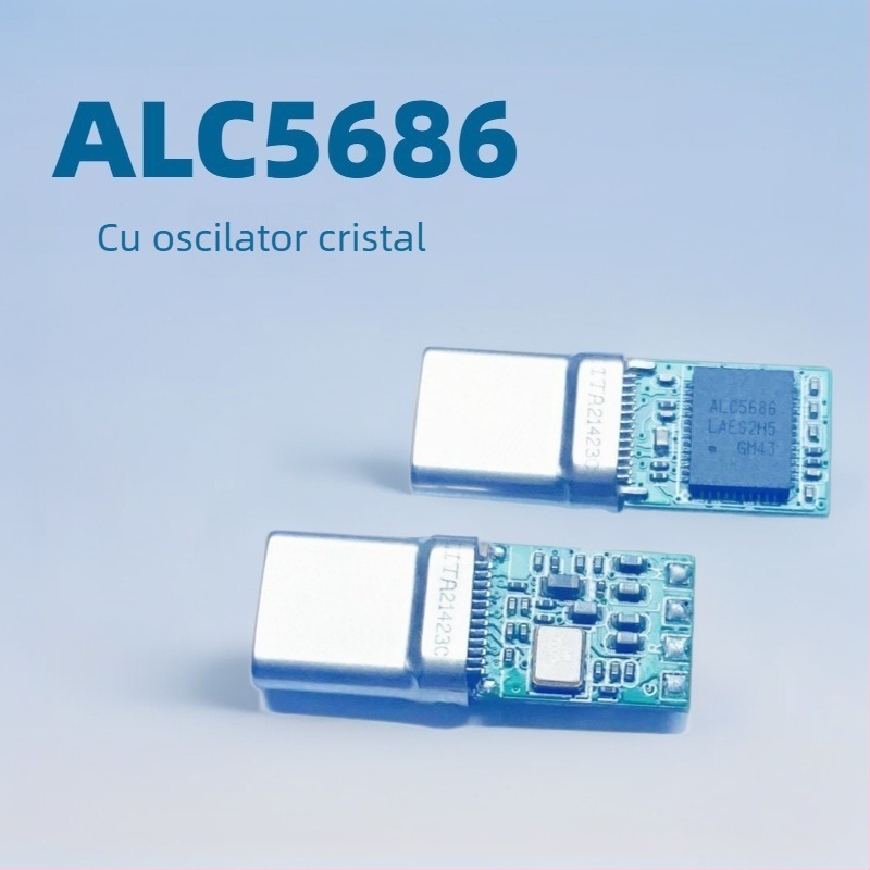 Crystal Micro ALC5686 Linie audio digitală cu oscilator crystal – fir de cupru placat cu argint, cupru fără oxigen, RoHS certificat