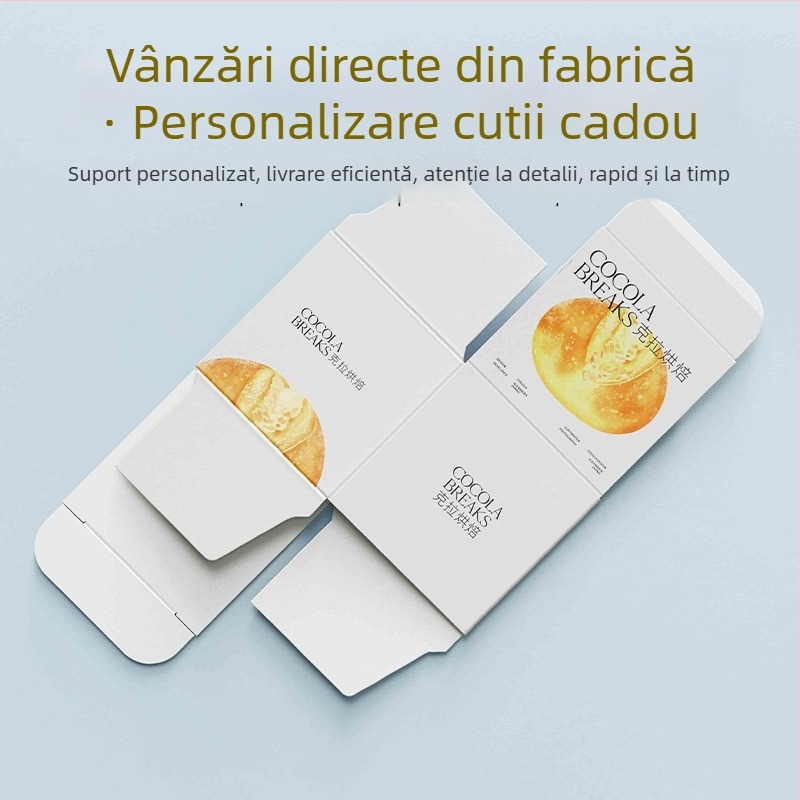Cutie personalizată din carton pentru ambalaje, carton de 250 gsm, procesare personalizată și imprimare a logo-ului