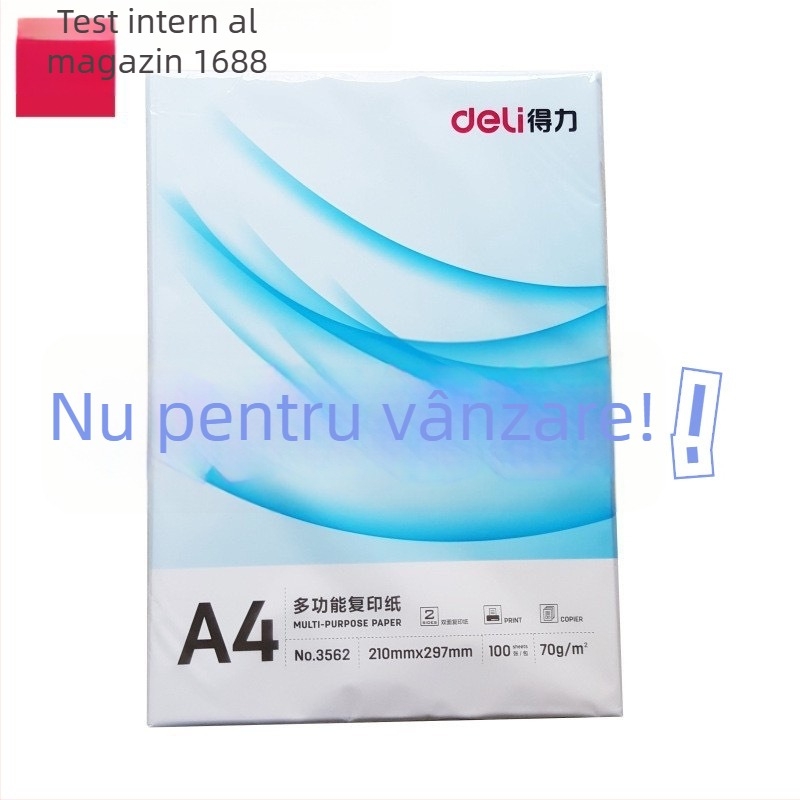 Hârtie pentru imprimare și copiere, 70 g/m², 100 coli pe pachet, 10 pachete