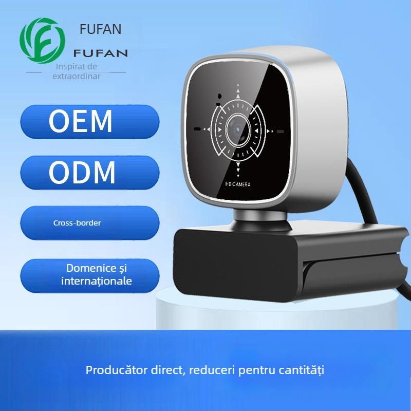 Webcam USB cu microfon încorporat, 1080p, 30fps, USB 3.0/2.0, fără driver