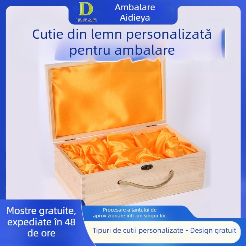 Cutie de ambalaj cu încuietoare magnetică și capac glisant, hârtie 250gsm, imprimare logo