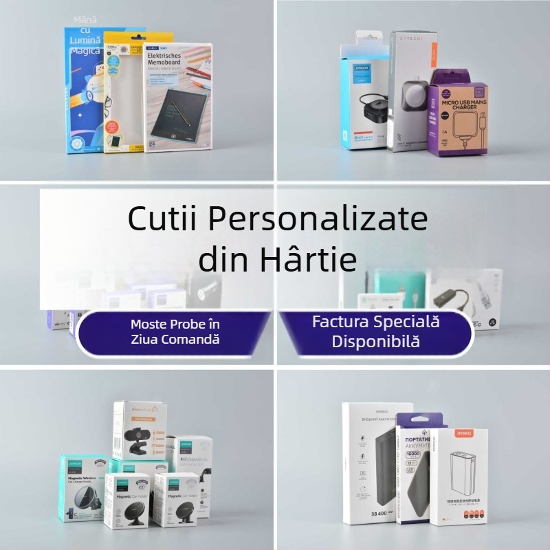 Cutie din Kraft cu fereastră și inserții duble – 350gsm, imprimare cu logo, offset/UV/relief/gravură