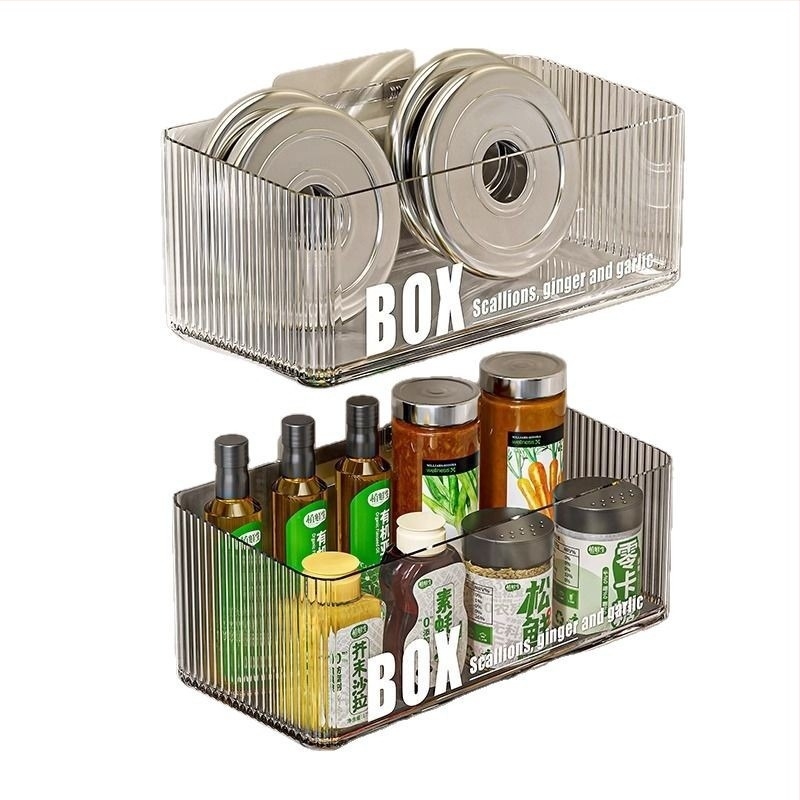 Raft de depozitare pentru bucătărie, montat pe perete, pentru ceapă verde, ghimbir și usturoi — plastic, MM-WM-150, un nivel, încărcare 20, montaj fără găuri