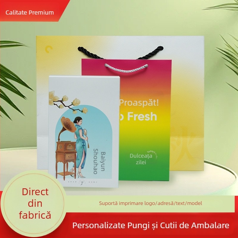 Saci imprimați pentru ambalare alimentară în vid, cutii color personalizate și pungi de livrare cu logo