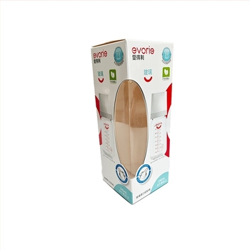 Cutie de ambalaj din carton ondulat cu fereastră pentru afișare, imprimare personalizabilă (offset, serigrafie, UV, ștampilare), construcție din carton