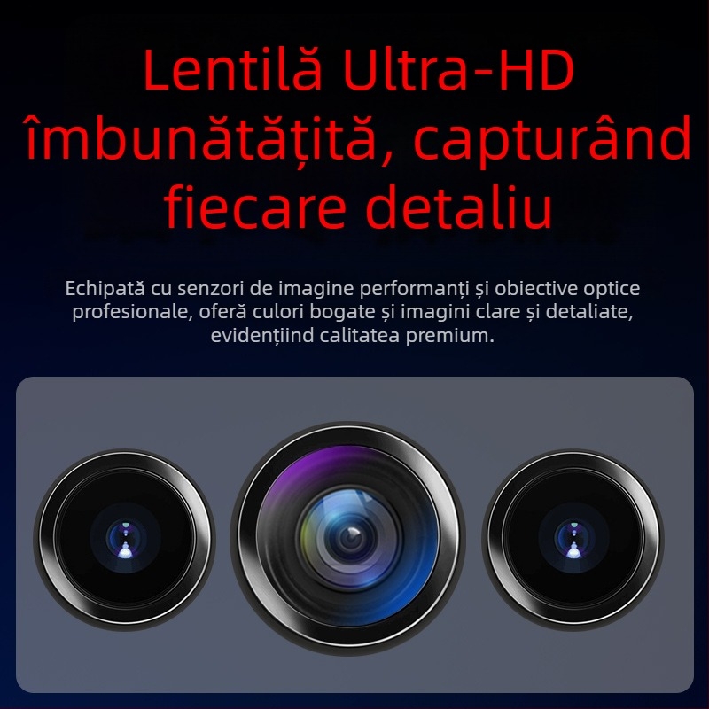 Cameră de supraveghere pentru casă — sistem de monitorizare wireless, pentru interior și exterior, din plastic ABS de inginerie (-20–50°C, 110–240V)