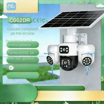 Cameră dom exterioră - iluminare minimă 0.001 lux, SNR 46 dB, -10 până la 40°C, 5V, Funcție de alarmă: Susținută