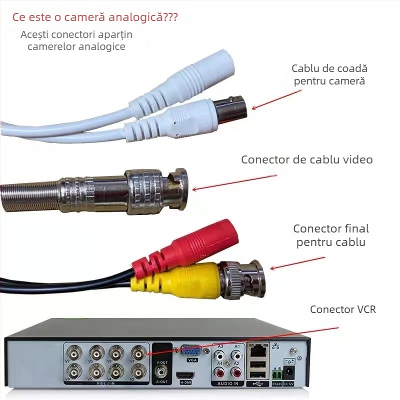 Cameră de supraveghere cu vedere nocturnă infraroșu LY-Q9990, senzor CMOS, rezoluție 1200 linii, iluminare minimă 0.001 lux, distanță IR 10 m