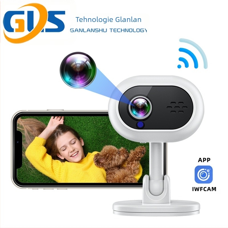 Cameră wireless de interior, 1080P HD, WiFi, 32GB memorie încorporată, detecție de alarmă și notificări, model A4