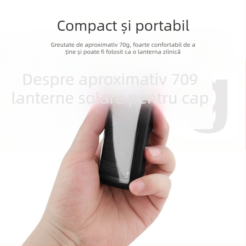Lampa frontală Bengguo pentru bicicletă, alimentare solară USB, pentru biciclete de munte, iluminare puternică