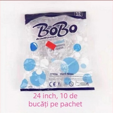 Balon latex, Wave Ball, Rotund, Fără logo imprimat, Fără autorizație IP